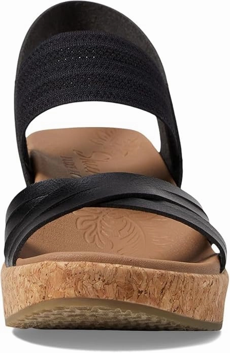Skechers Women's Brystol - Night Skies Heeled Sandals Flip Flops Rhinestones