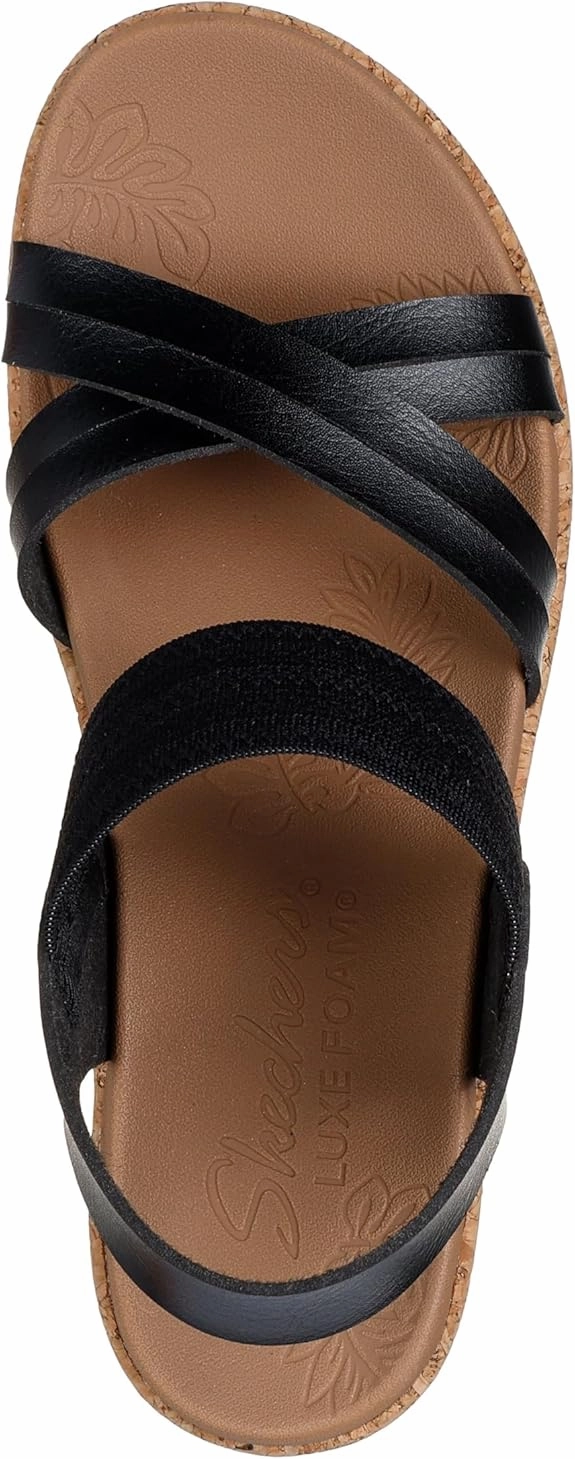 Slide On Flip Flops Skechers Women's Brystol - Night Skies Heeled Sandals