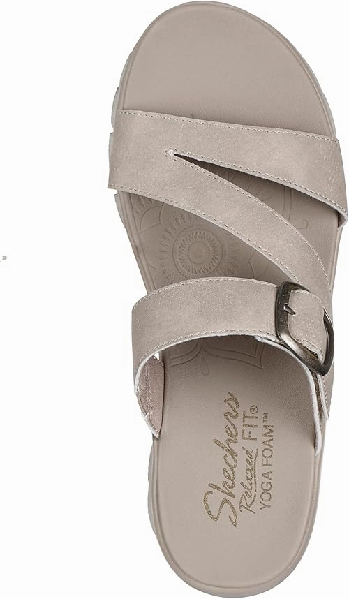 Knee High Flip Flops Skechers Women's Easy Going-Slide Sandal