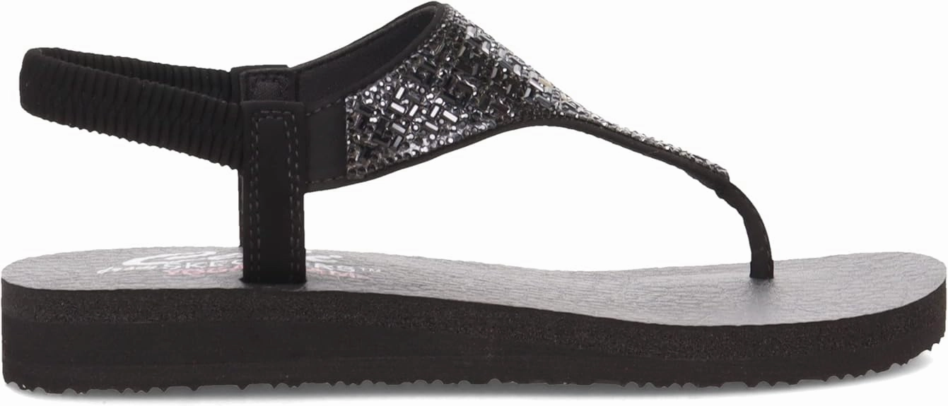 Skechers Women's Meditation Sweet Rock Flip Flops With Padding