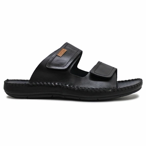 Vionic Sandals On Sale Pikolinos Tarifa 06J-0084 Leather Men's Casual Black Sandals