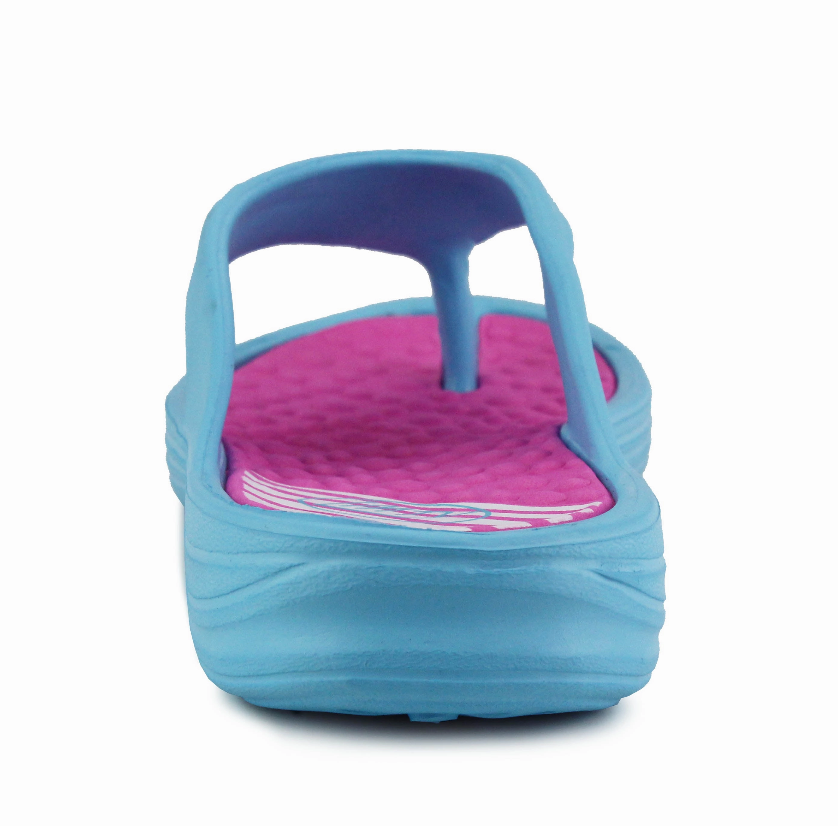 Womens Ladies Lightweight EVA Toe Post Slip On Flat Beach Summer Pool Slides Water Shoes Flip Flops Sandals Blue Pink Ea7 Flip Flops