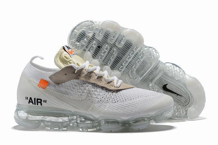 Nike Air Jordan Shoes Foot Locker OFF WHITE x Nike Air Vapormax Part 2 White Shoes Sneakers Men Sale Size US 7, 8, 8.5, 9, 10, 11