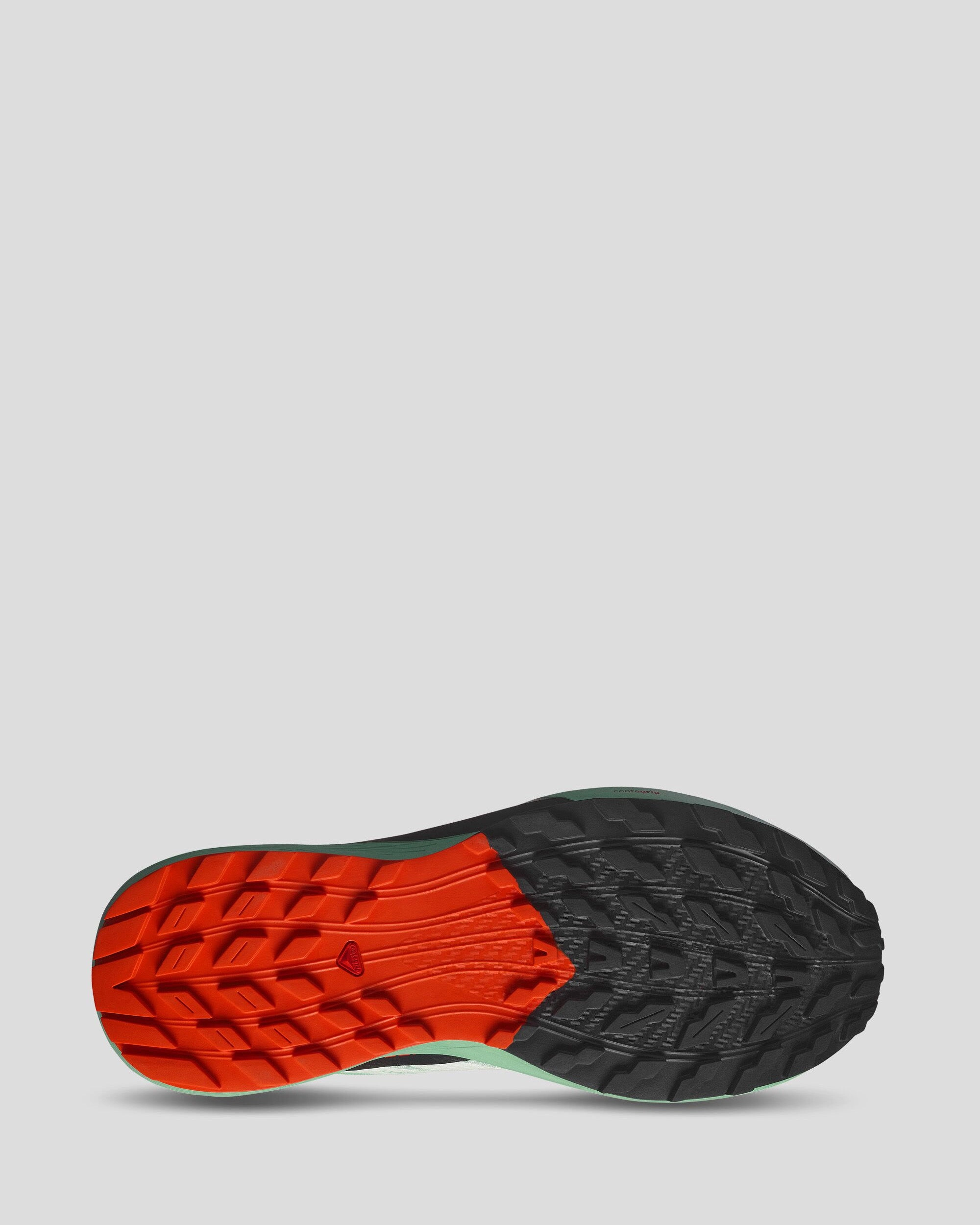 Trail Running Shoes With Cushion Women's Salomon Sense Ride 5 Trail Running Shoes - Black/Bay/Cherry Tomato