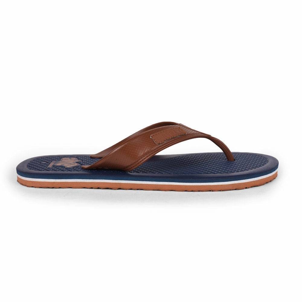 Hemp Rainbow Flip Flops A-HA Casual Navy Blue Flip-Flops For Men HARRISON By Liberty