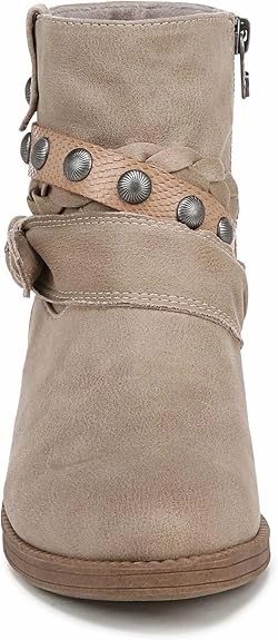 Blowfish Malibu Women's Rally Western Ankle Bootie Suede Slouch Ankle Boots
