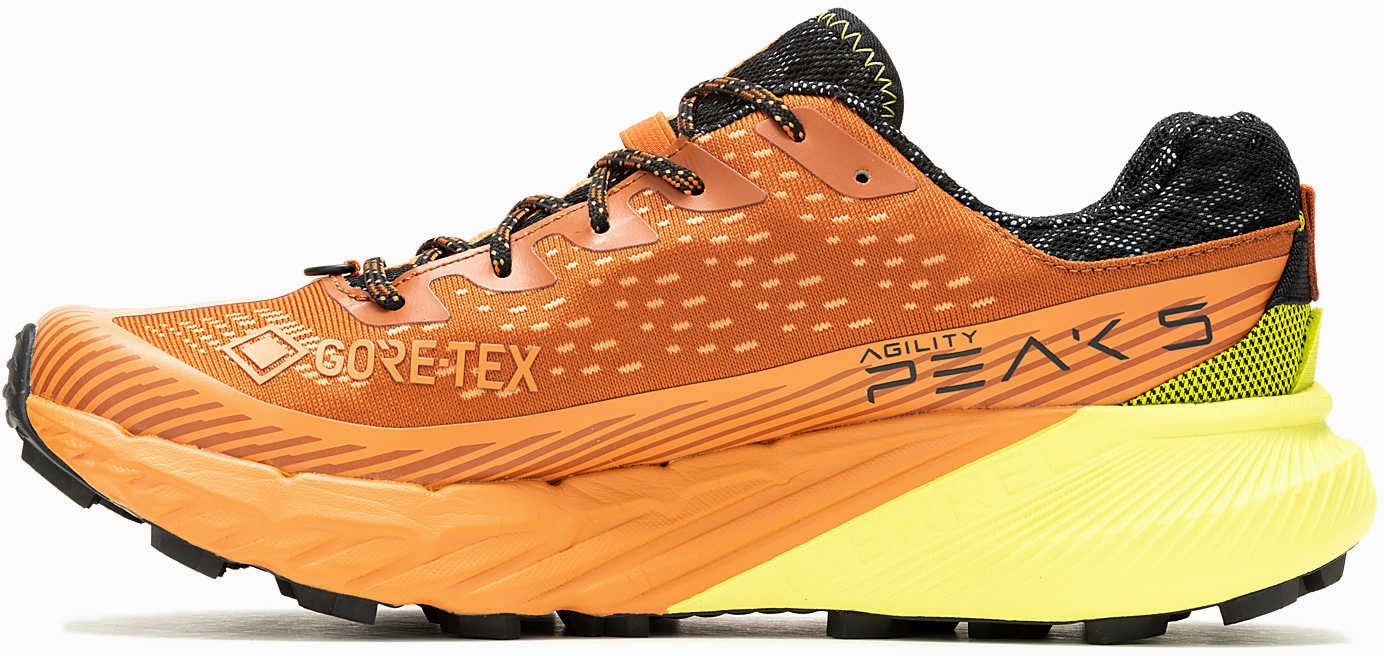 Merrell Agility Peak 5 GORE-TEX Mens Trail Running Shoes - Orange Pro 3d Trail Running Shoes