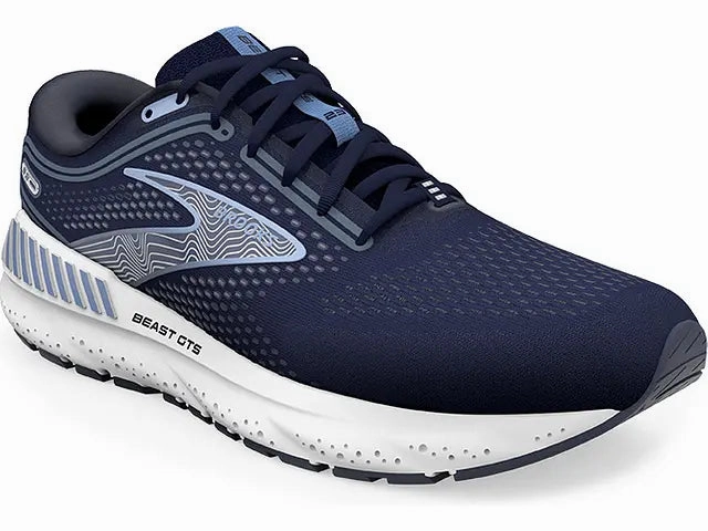 Brooks Mens Beast GTS 23- Peacoat/Blue/White (1104011D495) Plantar Fasciitis Orthopedic Walking