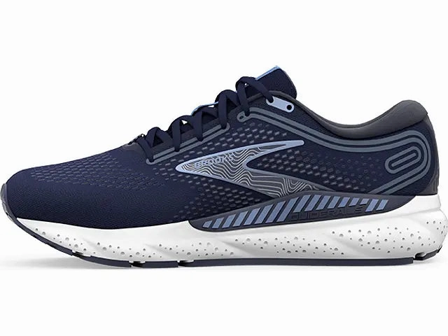 For Plantar Fasciitis Running Shoe Vs Walking Shoe Running Walking Brooks Mens Beast GTS 23- Peacoat/Blue/White (1104011D495)