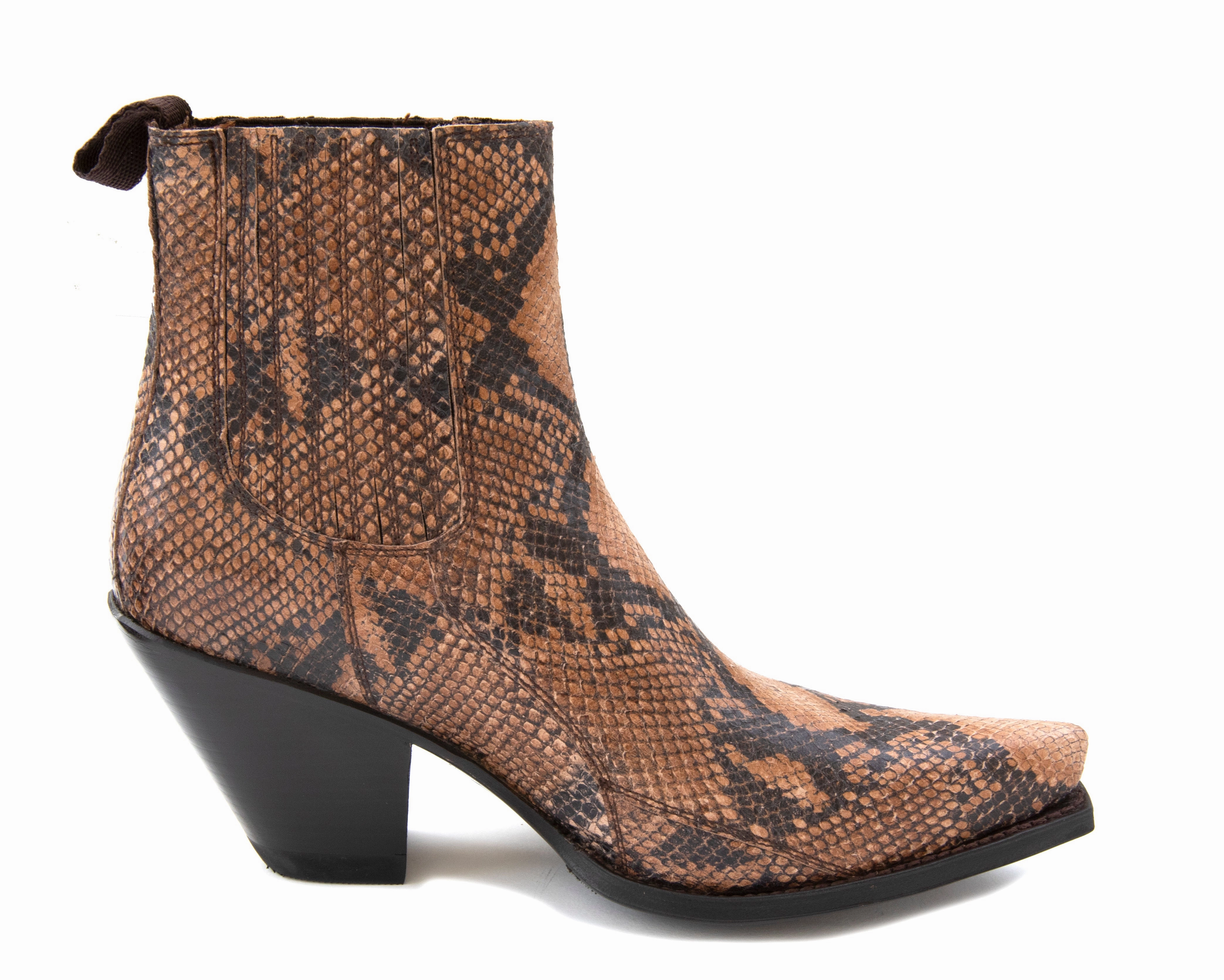 Snake  Ankle boots Colored Ankle Boots