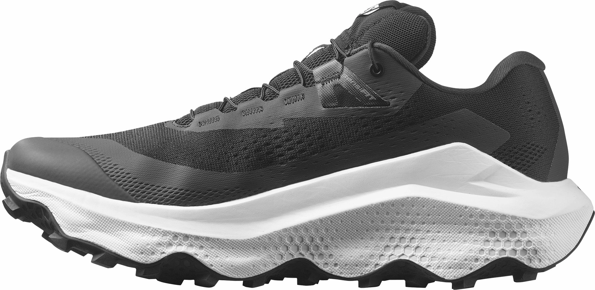 Salomon Ultra Glide 3 Mens Trail Running Shoes - Black Zero Drop Wide Toe Box Trail Running Shoes