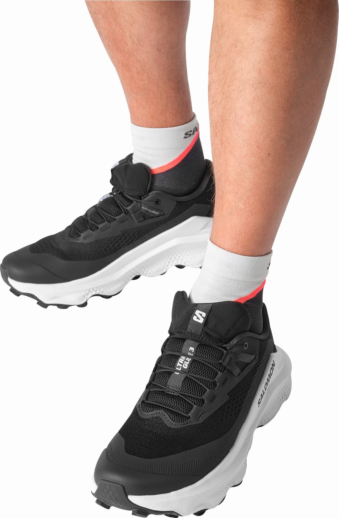 Salomon Ultra Glide 3 Mens Trail Running Shoes - Black Road Shoes For Trail Running