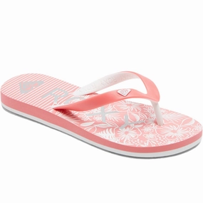 Roxy Kids Tahiti Floral Sandals Flip Flops Penguin Flip Flops
