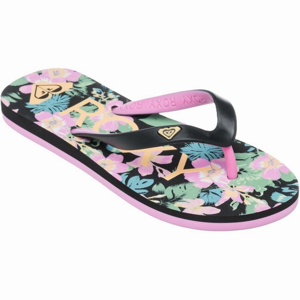Roxy Kids Tahiti Floral Sandals Flip Flops Everyday Flip Flops