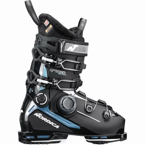 Brown Fold Over Boots Speed Machine 3 105W Boa Ski Boots - Womens