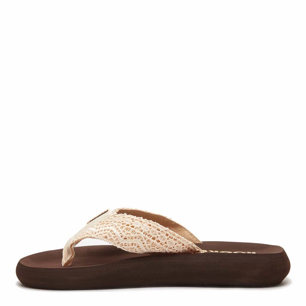 Spotlight Natural Crochet Flip-Flops Sperry Flip Flops On Sale