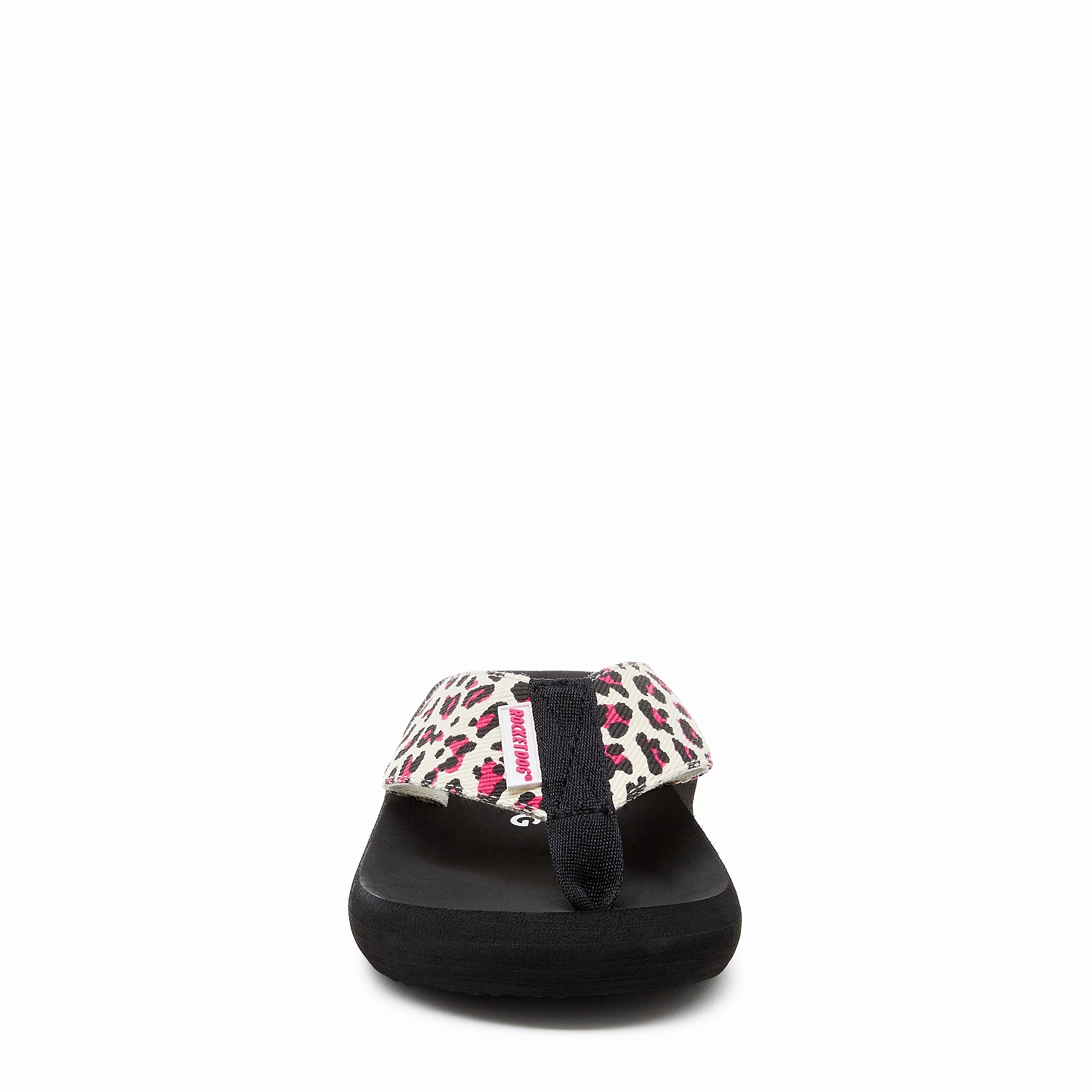 Spotlight Pink Leopard Print Flip-Flops Flip Flops Infant