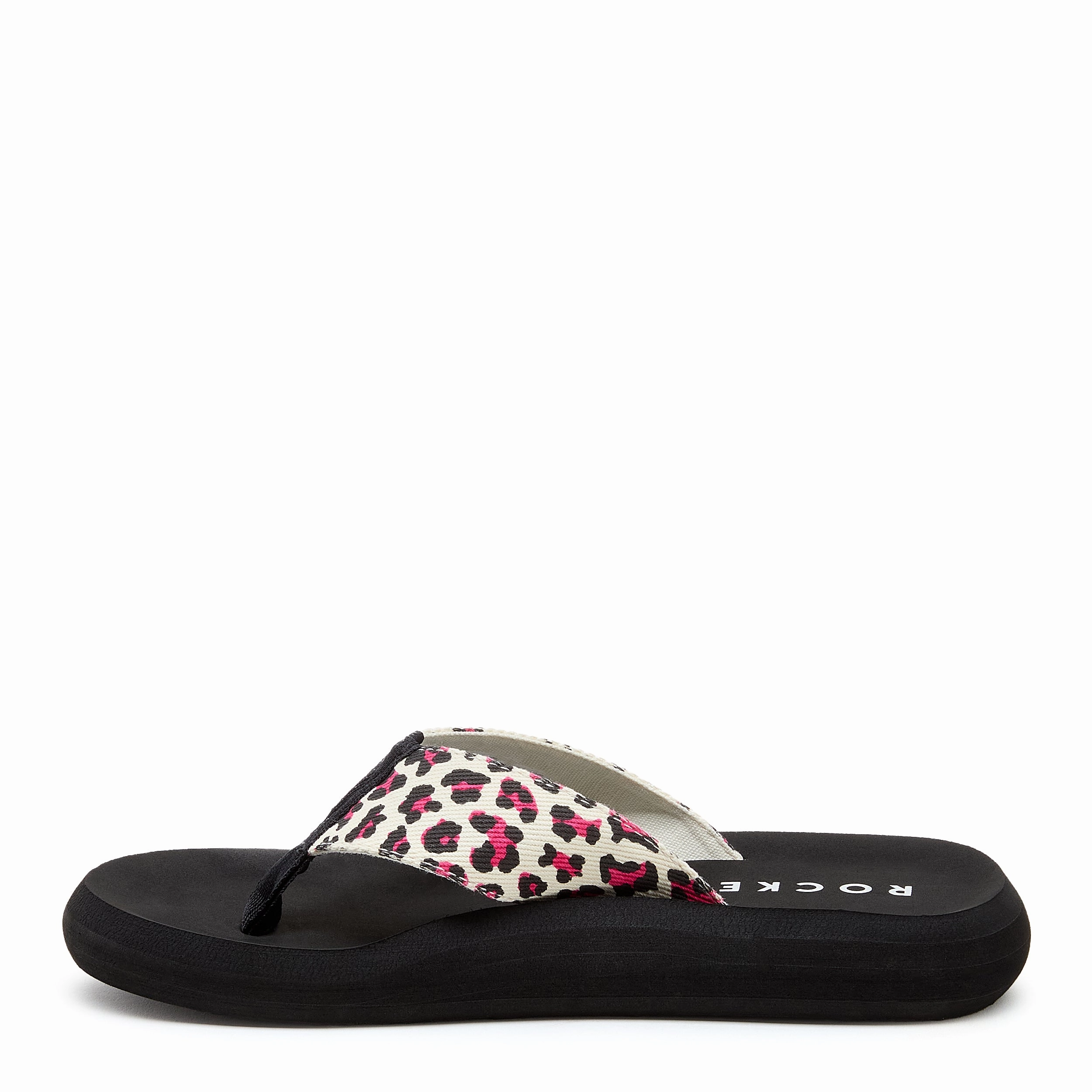Flip Flops For Pronated Feet Spotlight Pink Leopard Print Flip-Flops
