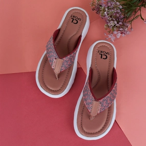 Ok Flip Flops Women's Patterned Thong Comfort Flip-Flops