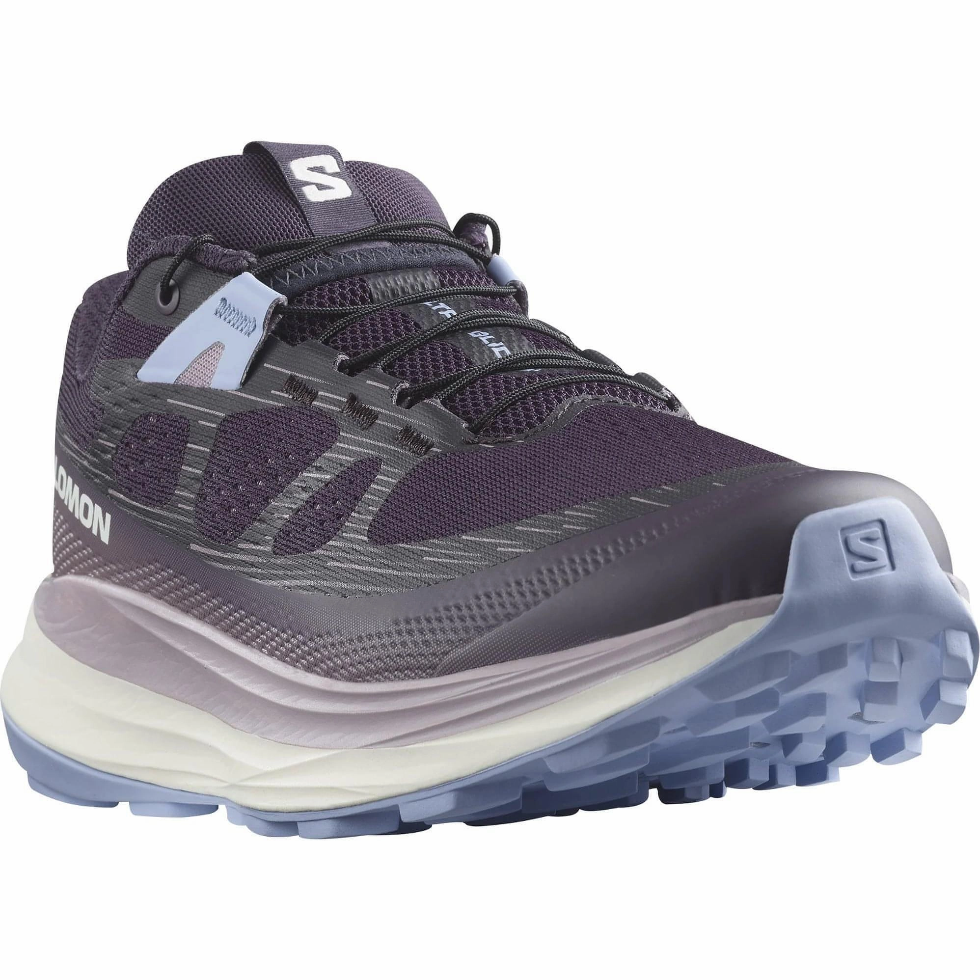Salomon Ultra Glide 2 Womens Trail Running Shoes - Purple Best Trail Running Shoes For Supination Mid Top