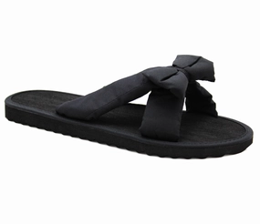 Flip Flops At Wedding Reception Girls Lightweight Floral Mule Sandals Slip On Sliders Summer Beach Flip Flops Ladies Flat Spa Pool Slides Plain Black