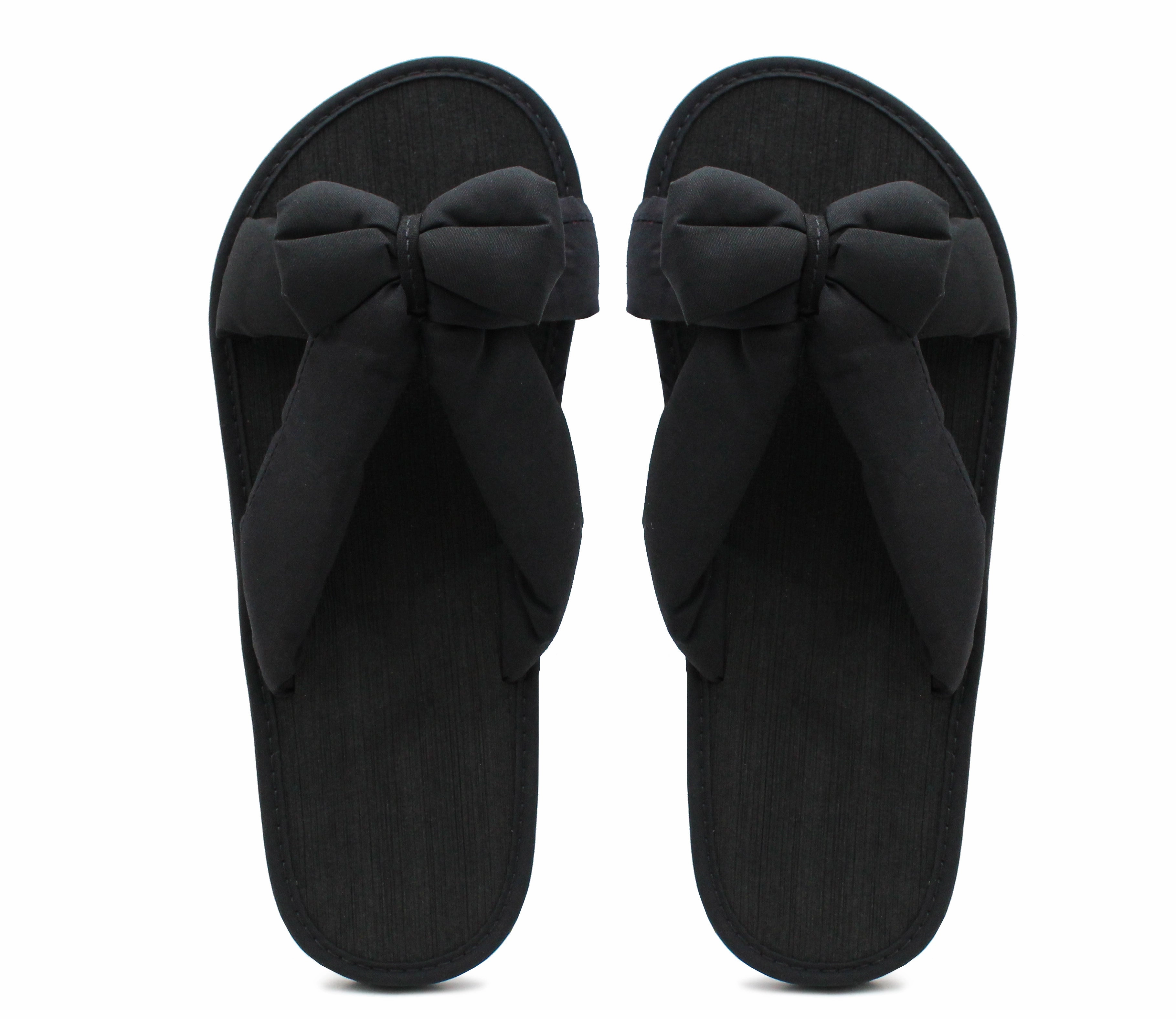 Sexy Soles In Flip Flops Girls Lightweight Floral Mule Sandals Slip On Sliders Summer Beach Flip Flops Ladies Flat Spa Pool Slides Plain Black