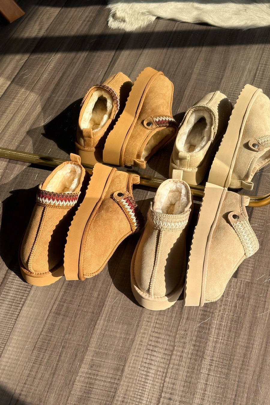 Storm Fur Lined Suede Platform Slippers by Matisse Harley Boots