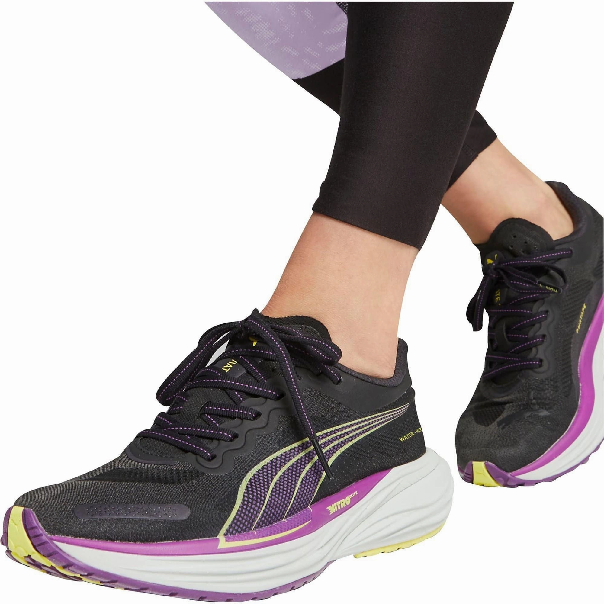 Difference Between Running Shoes And Trail Shoes Puma Deviate Nitro 2 WTRepel Womens Running Shoes - Black