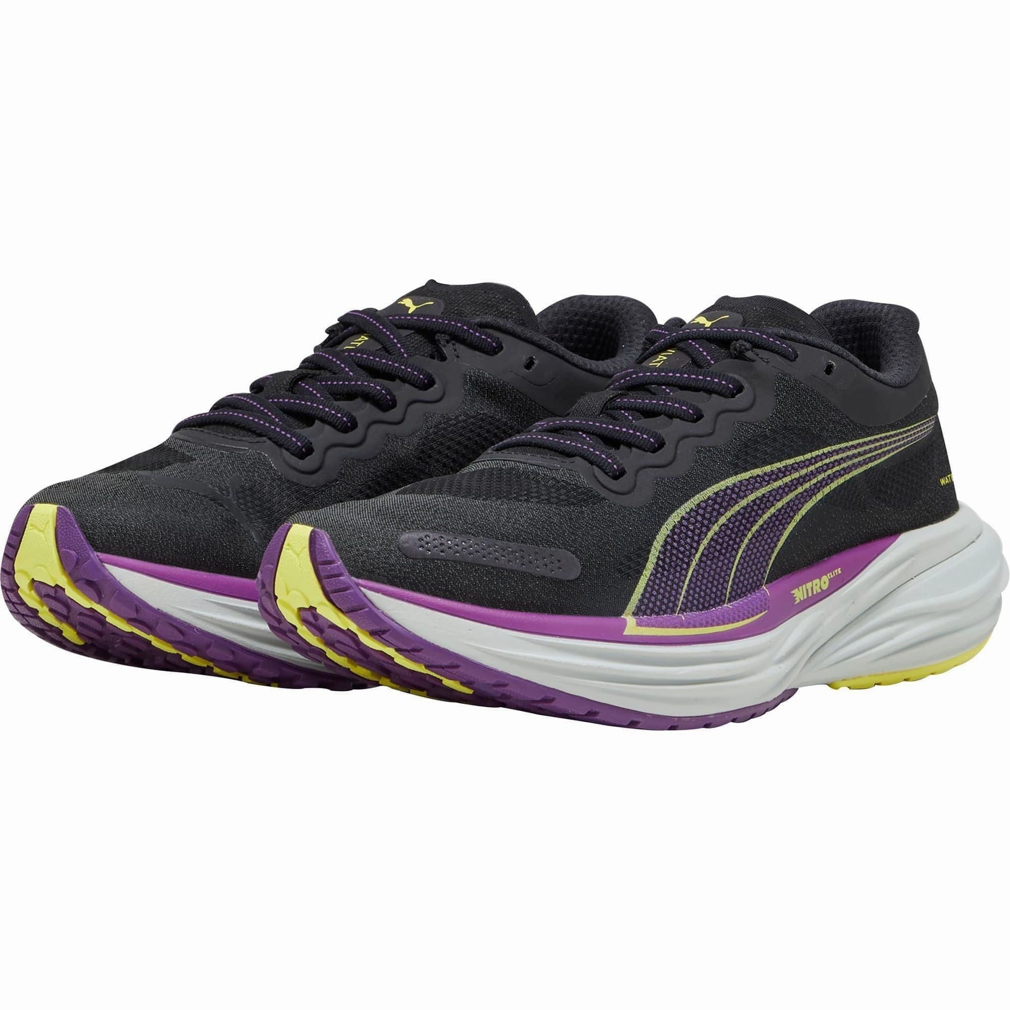 Hard Trail Shoes Puma Deviate Nitro 2 WTRepel Womens Running Shoes - Black