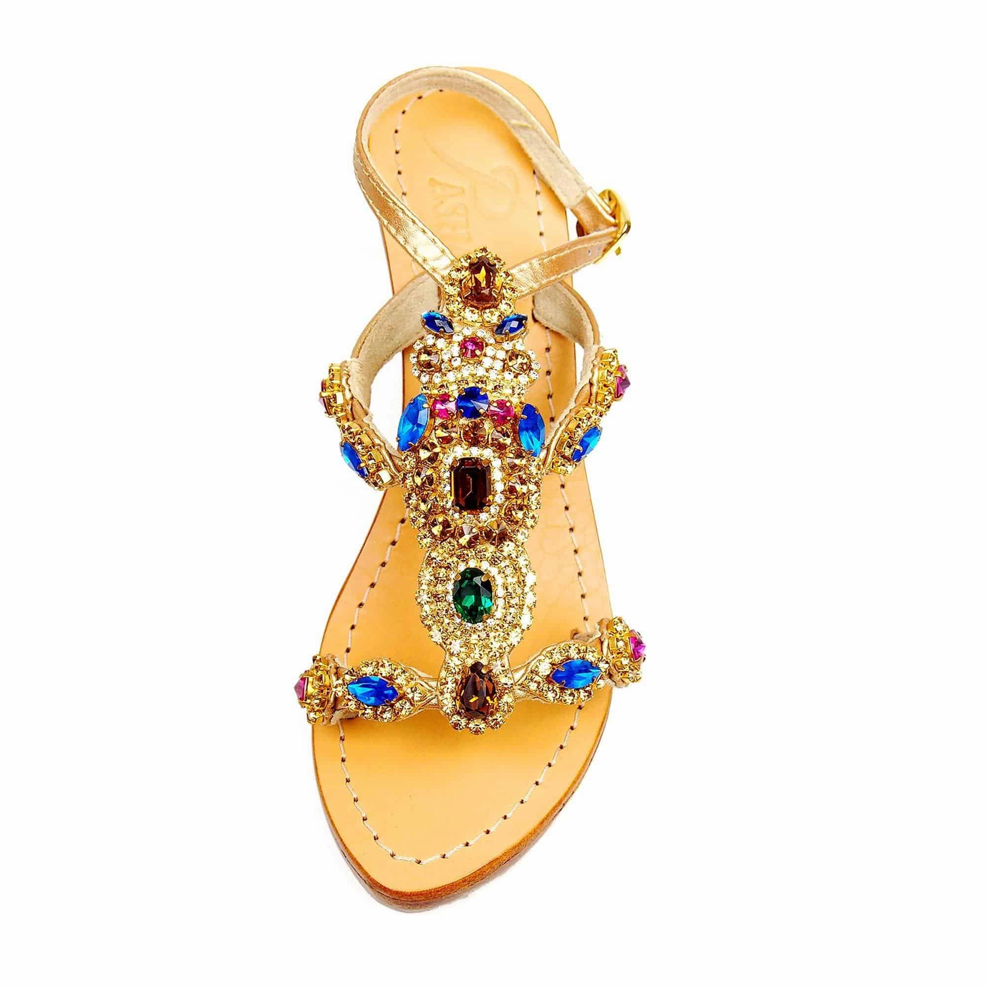 NOIR Thong Kitten Heel Sandals