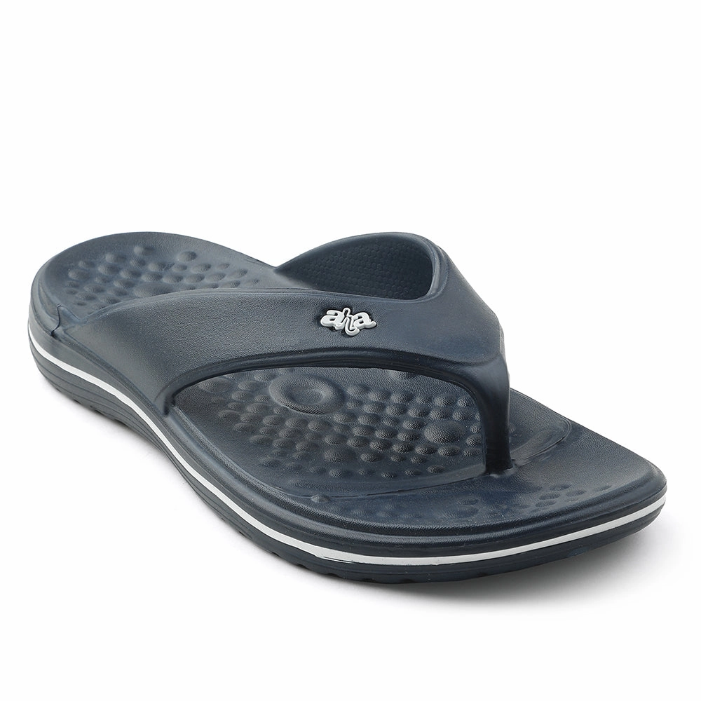 A-HA Casual Blue Flip Flop For Men BEACHTIME By Liberty Flip Flops English