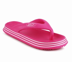 Flip Flops Charms RIVER Kids EVA Slide Flip Flops in Fuchsia