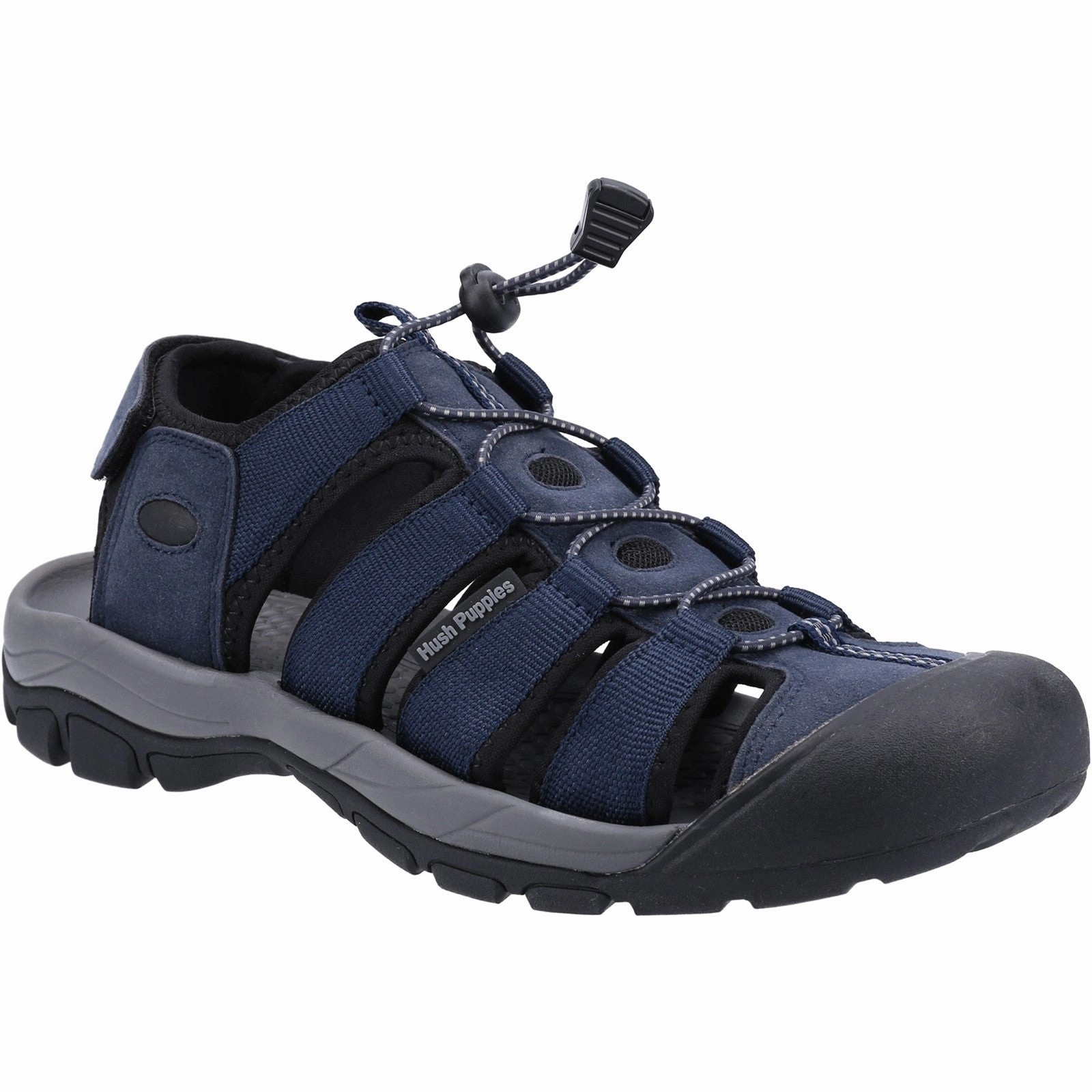 Doc Marten Voss Sandals Hush Puppies Peru Mens Navy Touch Fastening Sandals