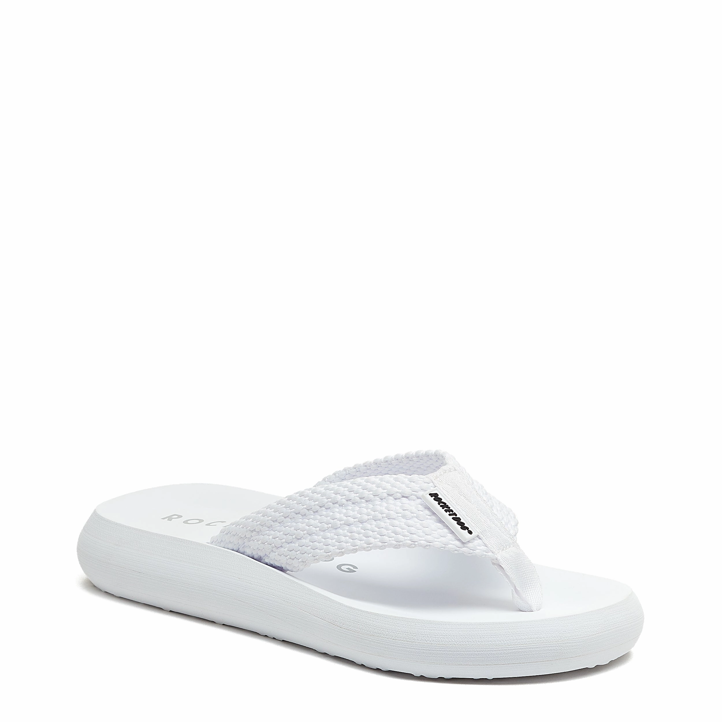 Flip Flops With Wide Feet Sunset White Webbing Flip-Flops