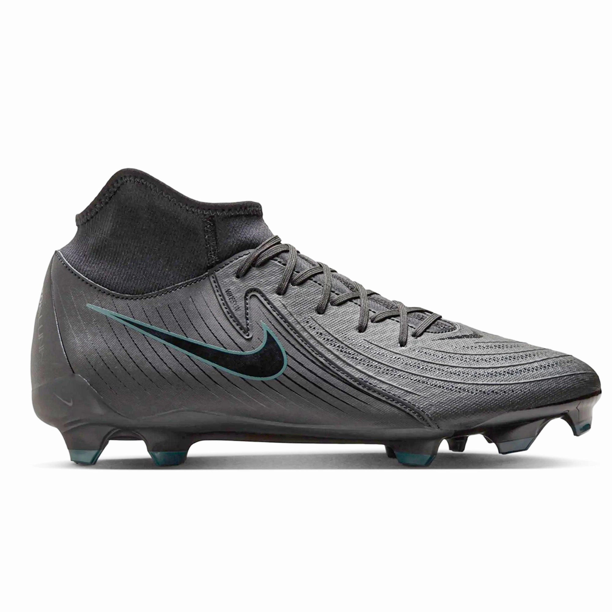 Nike Phantom Luna II Academy FG/MG Soccer Cleats (Black/Black-Deep Jungle) Pastel Soccer Cleats