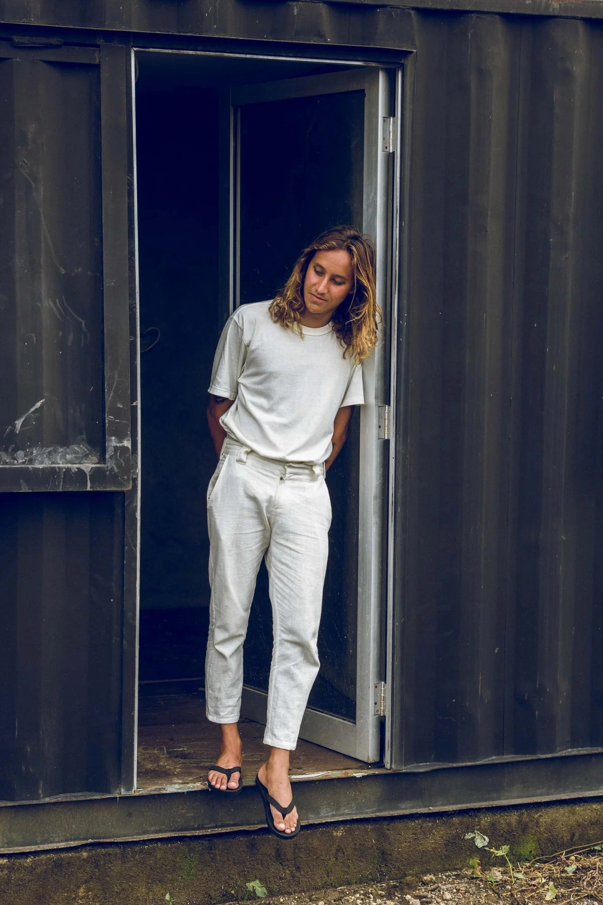 Flip Flops Green BLACK | THE ESSNTLS TIRE SOLE - Indosole