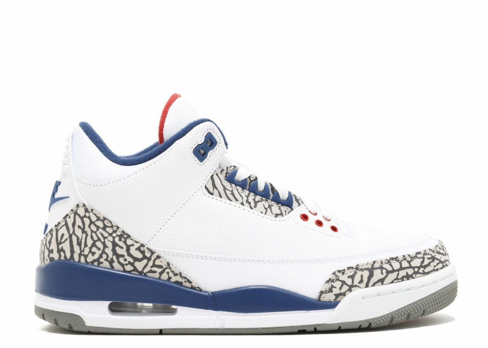 Nike Air Jordan 3 Retro True Blue 2016 Release White Men Shoes Sale Nike Comme Des Garcons Shoes