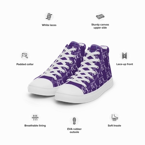 Running Shoes For Marathon Training CARAUANA Hip Hop canvas shoes violet Branded