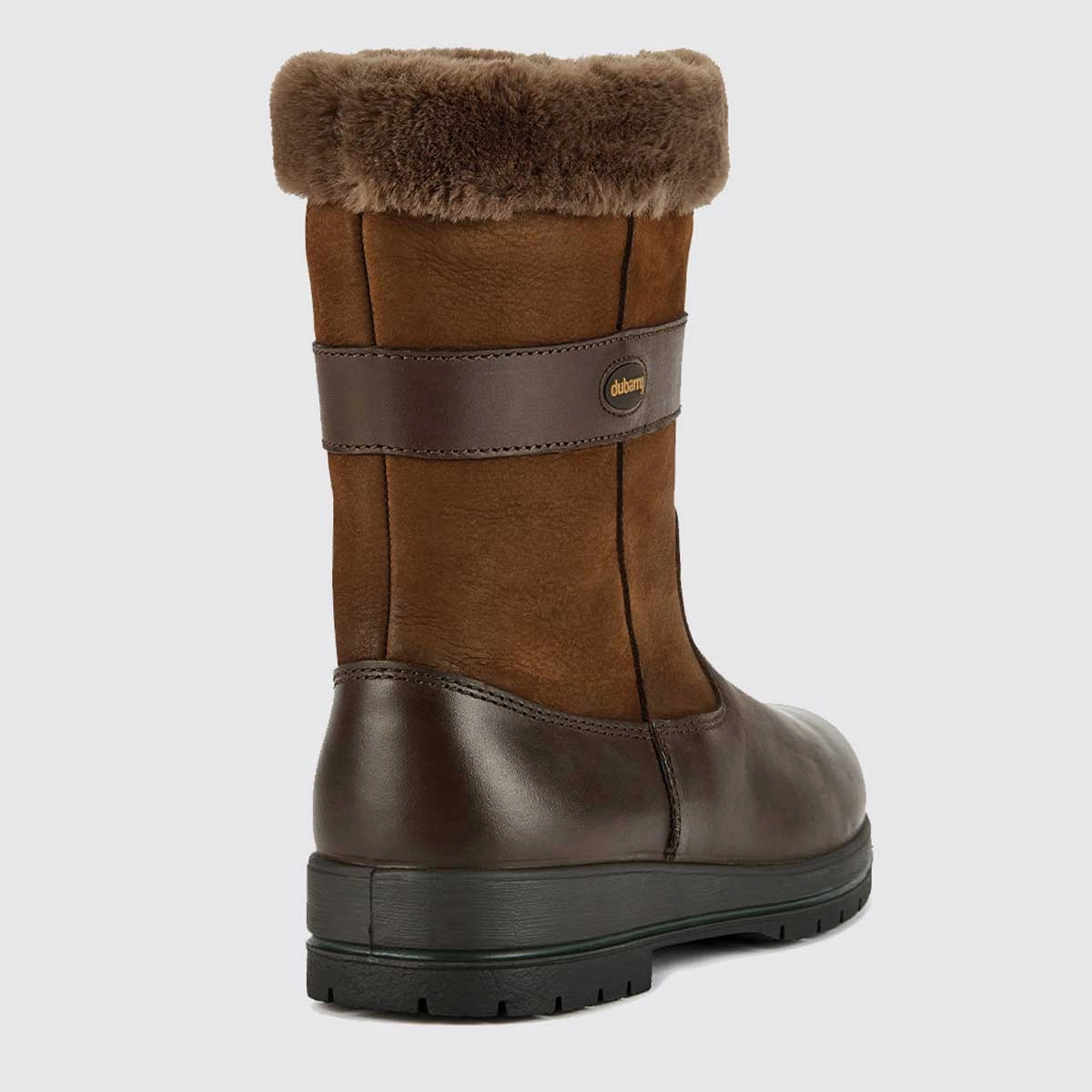 DUBARRY Foxrock Fur Lined Country Boots - Womens - Walnut Siberian Husky Snow Boots