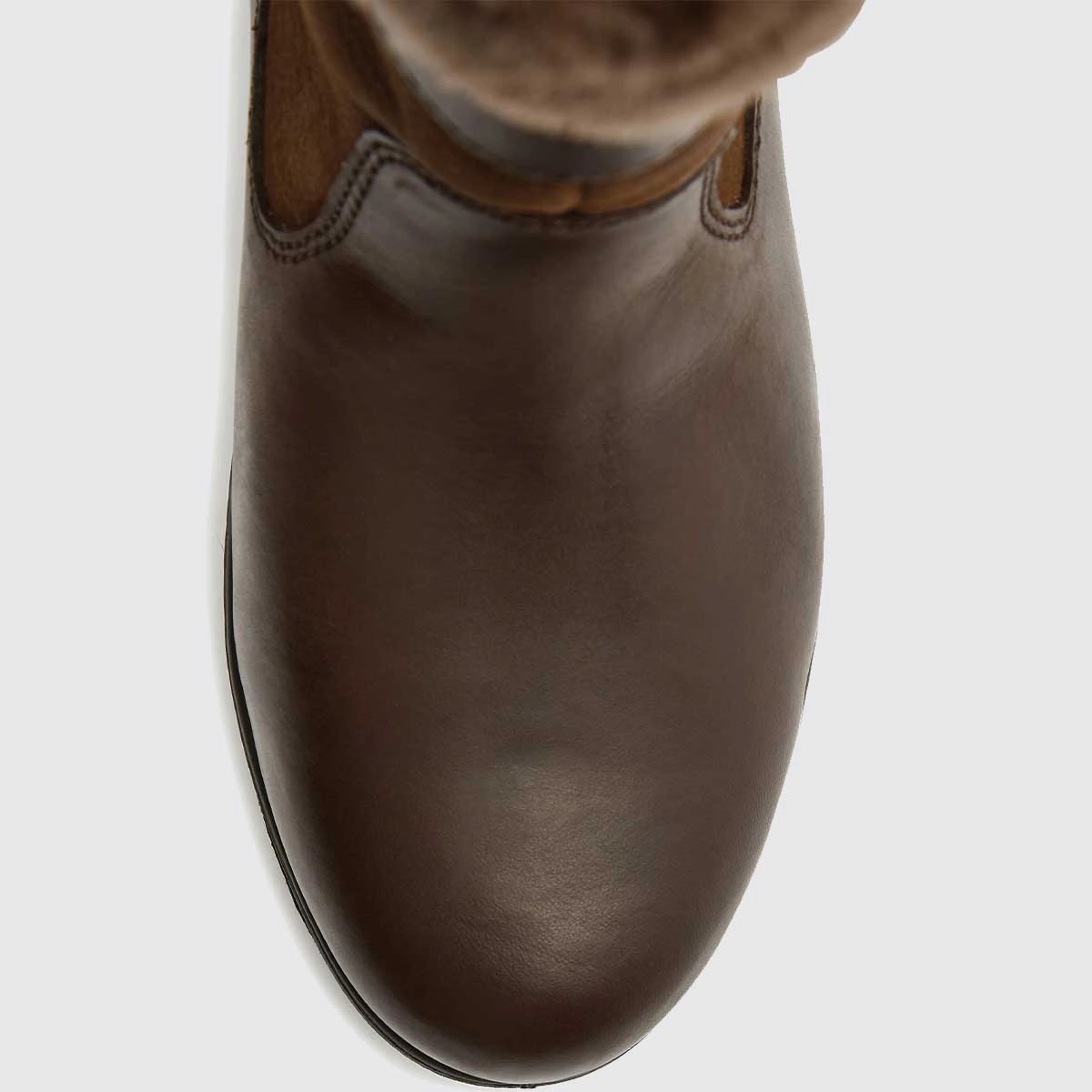 Snow Boots With Fur Trim DUBARRY Foxrock Fur Lined Country Boots - Womens - Walnut