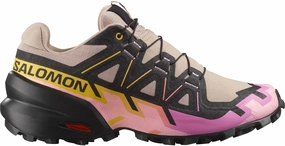 Salomon Speedcross 6 Womens Trail Running Shoes - Brown Minimal Drop Trail Running Shoes