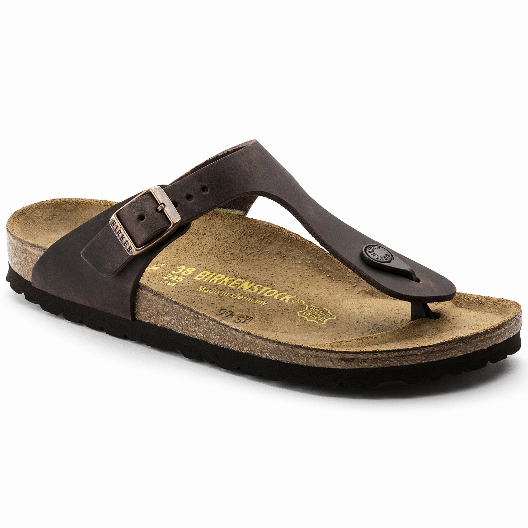 At Zara Birkenstock Gizeh NU Oiled Habana R 743831