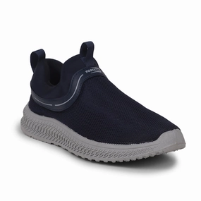 Force 10 By Liberty Men OSCAR-8E N.Blue Sports Non Lacing Shoes For Walking All Day Best