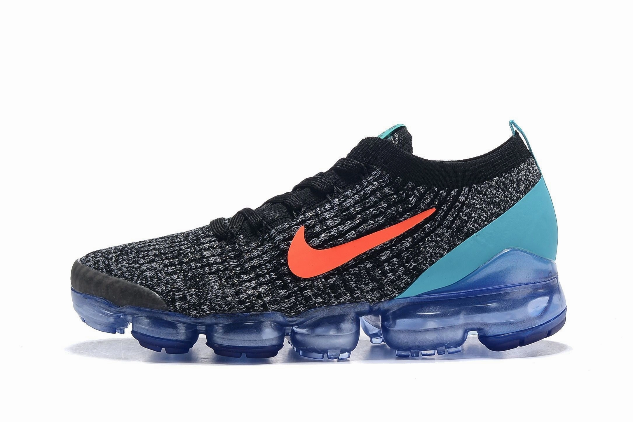 Nike Air Vapormax Flyknit 3 Black White Blue Shoes Sneakers Men Sale Size US 7, 8, 8.5, 9, 10, 11 Nike Indoor Court Shoes