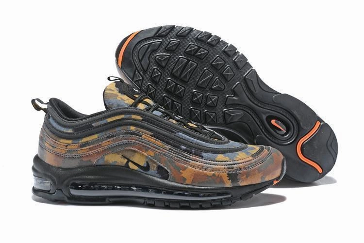 Nike Air Max 97 Camouplage Brown Black Shoes Sale Size US 7, 8, 8.5, 9, 10, 11 Nike Design Your Own Shoe