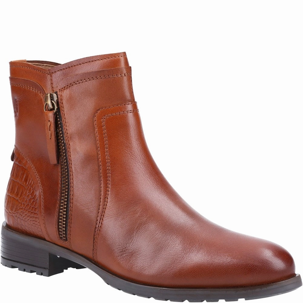 Velvet Heeled Ankle Boots Tan Scarlett Ankle Boots