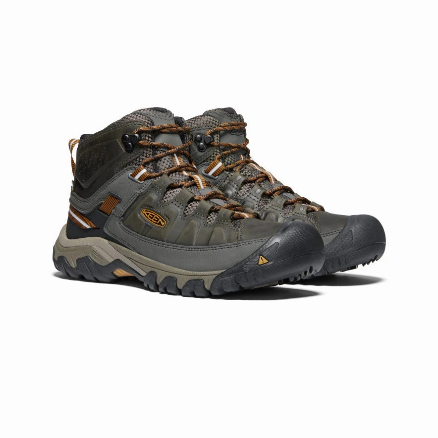 Targhee III Mid WP - Black Olive/Golden Brown Salomon Quest Hiking Boots