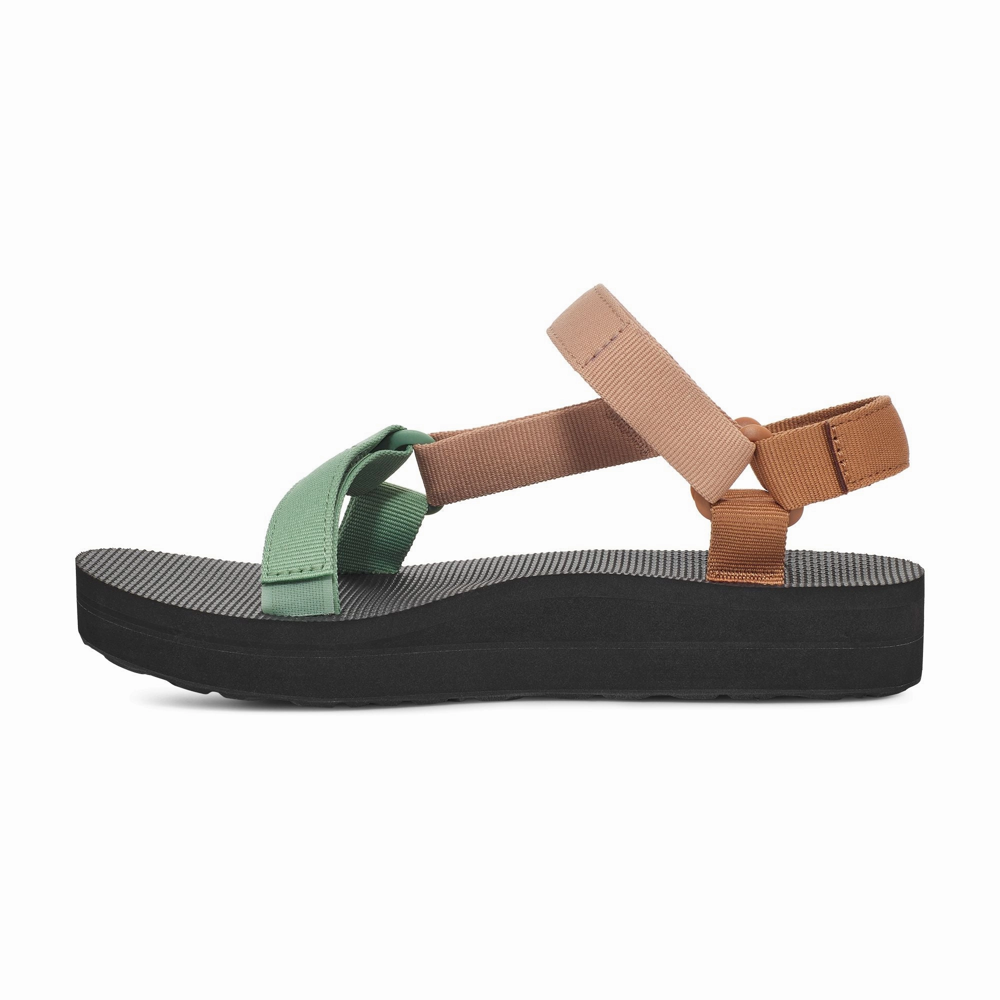 Teva Midform Universal Ladies Clay Multi Vegan Touch Fastening Sandals Platform Slide Sandals