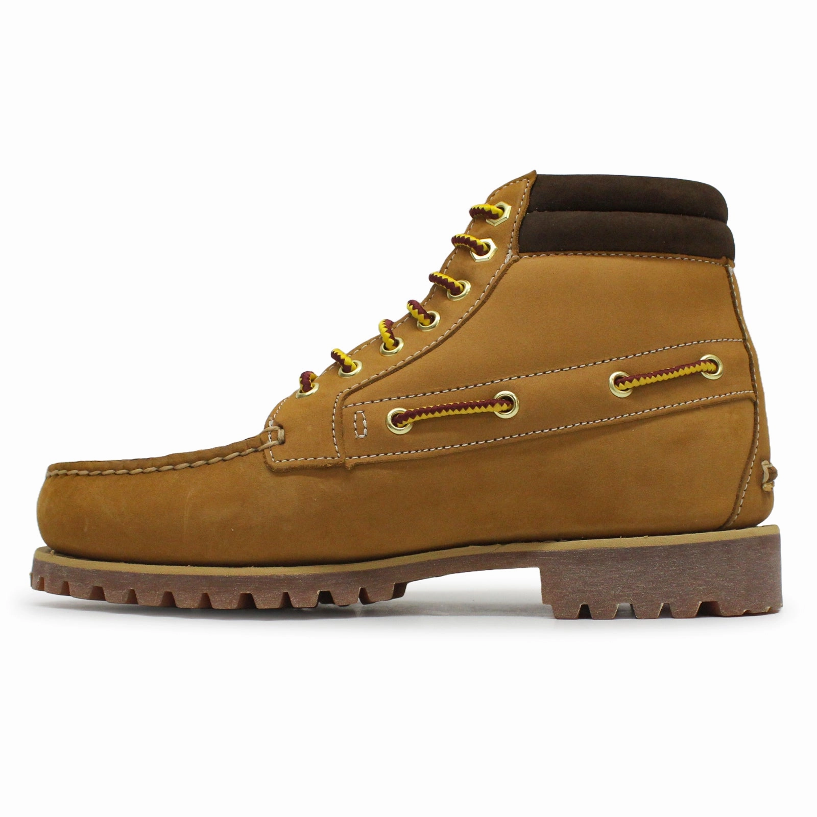 Leather Ankle Boots With Track Sole Timberland Authentic Mid Nubuck Men's Ankle Wheat Boots