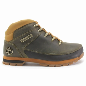 All Purpose Hiking Boots Timberland Euro Sprint Mid Hiker Leather Men's Ankle Olive Boots